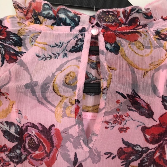 ART CLASS SHEER FLORAL DRESS WITH SLIP 10/12 - Picture 5 of 9